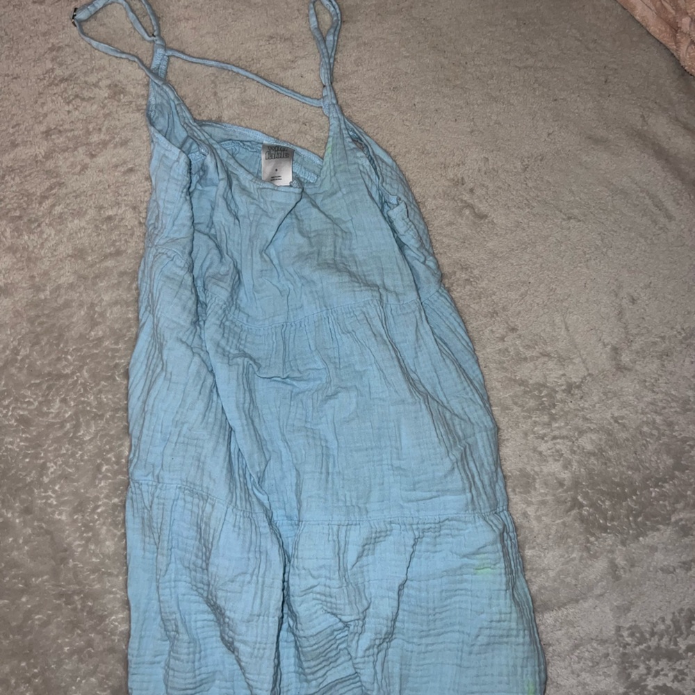 blue sundress/swim cover up!